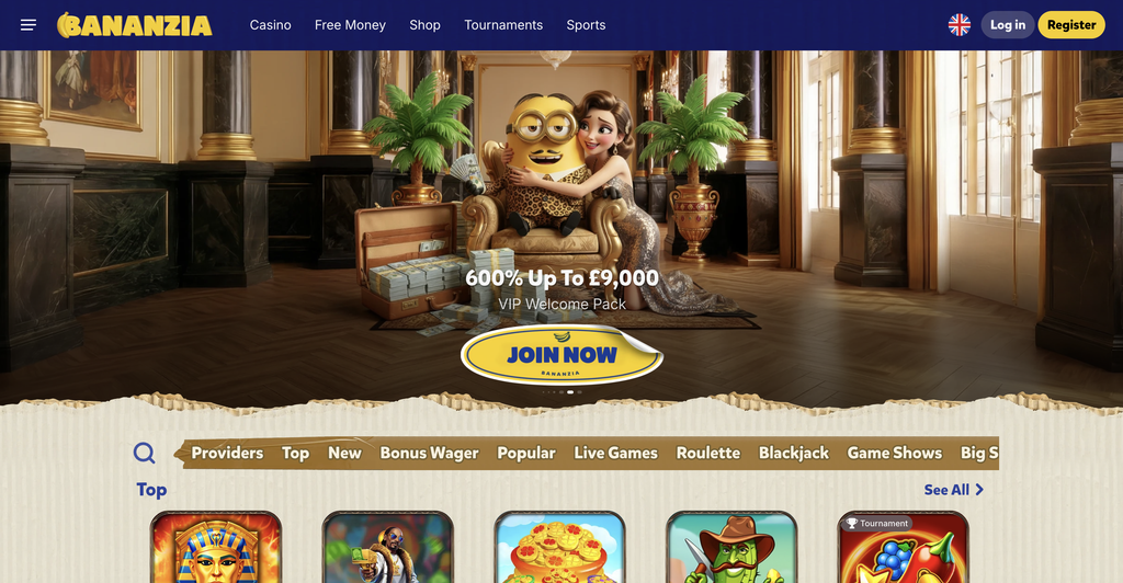 Non UK Casinos - Bananzia